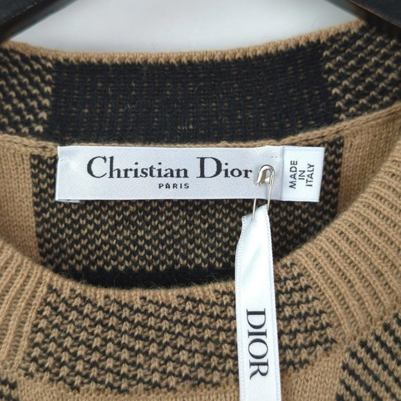 [SOLD] NWT CHRISTIAN DIOR Womens Sz 8 2-PIECE SET Cashmere Sweater Vest Cardigan - Picture 15 of 15